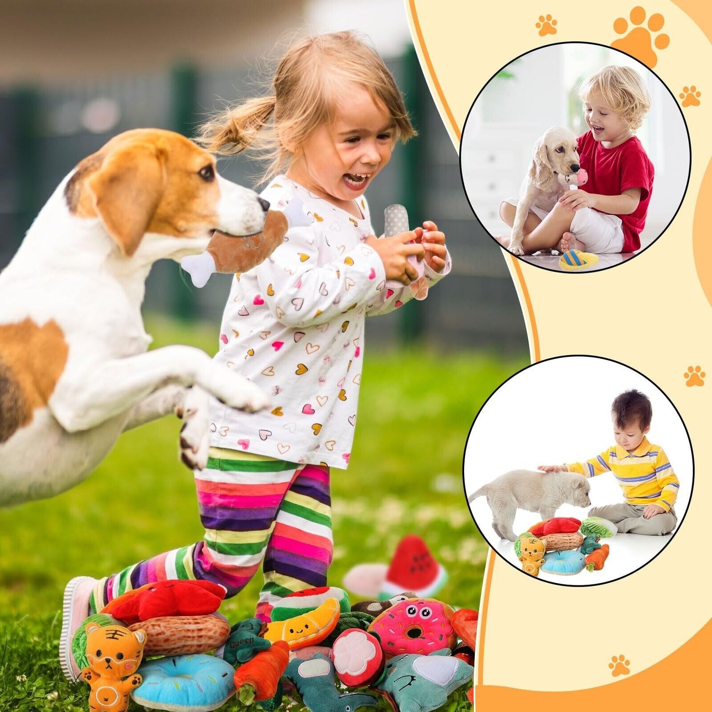 120 Pack Adorable Squeaky Plush Dog Toys for Small Dogs and Puppies - Perfect for Playtime!