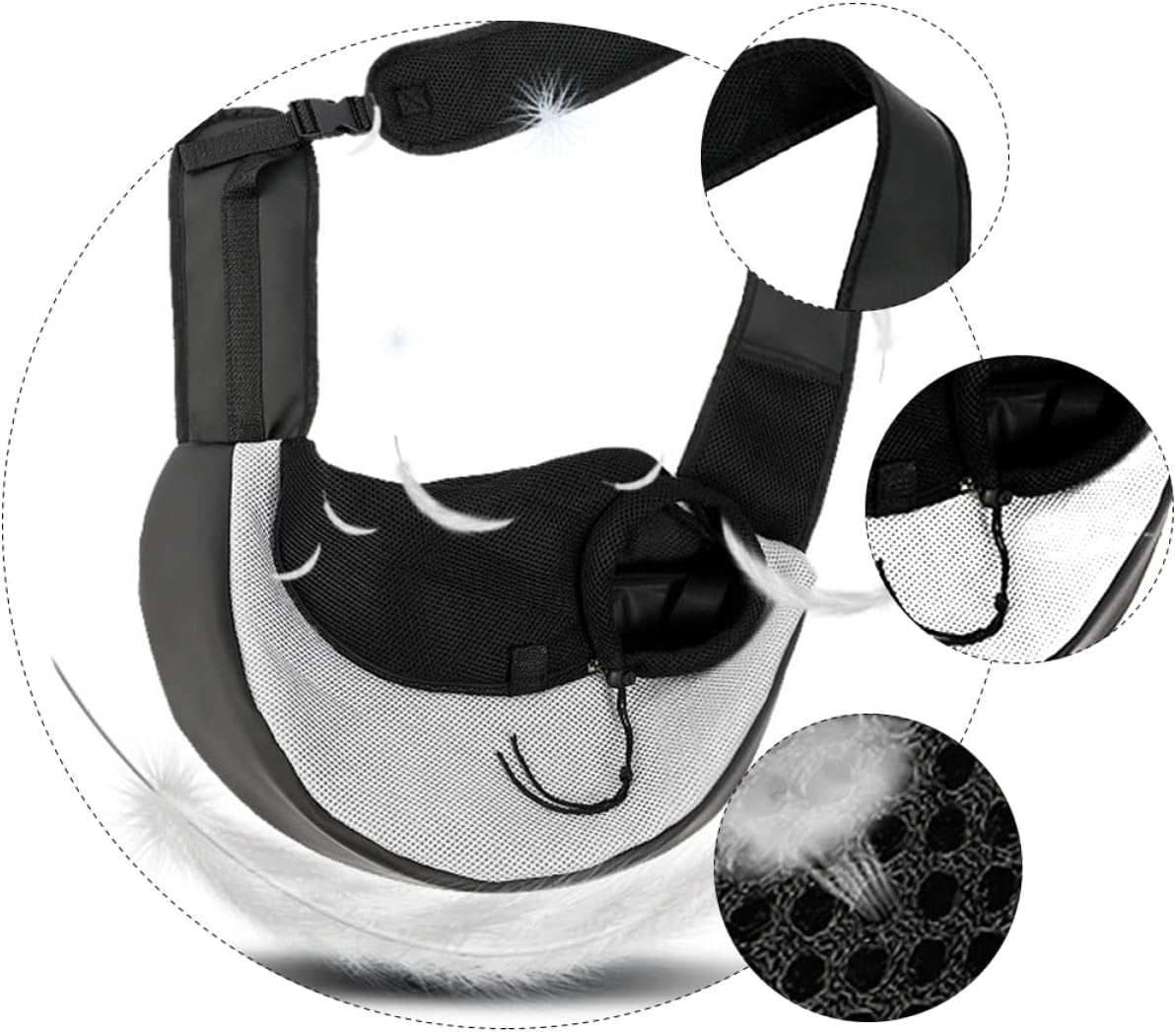 Foldable Pet Backpack Carrier - Lightweight & Portable Travel Bag for Dogs and Cats - Perfect for Outdoor Adventures!