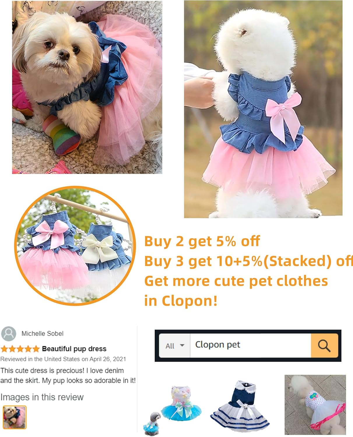 Adorable Cowboy Bow Dog Dress - Stylish Lace Skirt Mesh Tutu for Puppies and Kittens - Perfect Party Outfit!