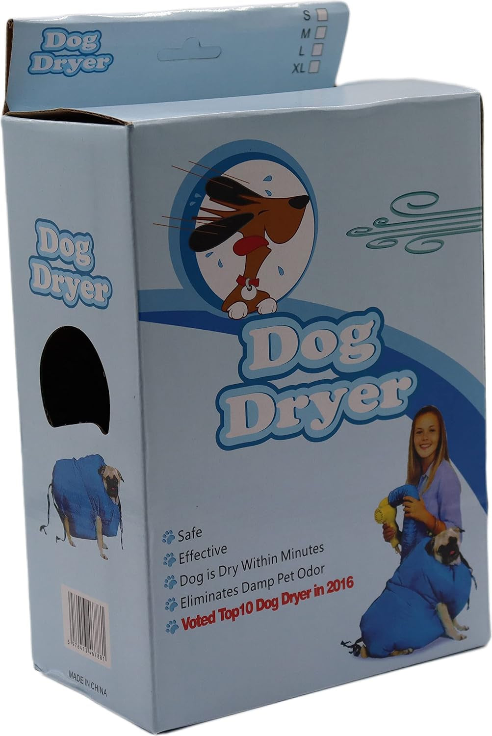 Quick-Dry Pet Hair Dryer for Dogs - Comfortable Grooming Supplies to Reduce Shedding and Enhance Bath Time Experience