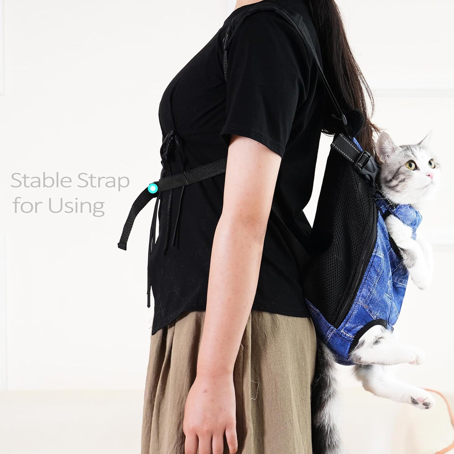 Cozy Cow Print Pet Carrier Backpack - Portable Travel Tote for Cats & Dogs, Perfect for Medium Puppies!