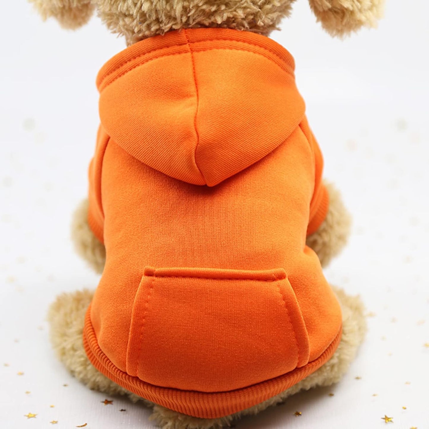 Cozy Winter Dog Hoodie with Pockets - Stylish Sweatshirt for Small Dogs & Cats, Perfect for Chihuahuas and Puppies