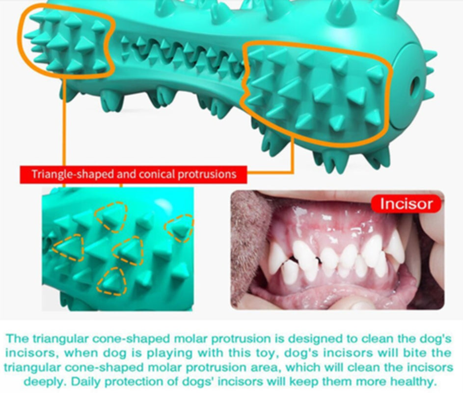 Durable Rubber Chew Toys for Aggressive Dogs - Molar Stick for Healthy Teeth and Gums