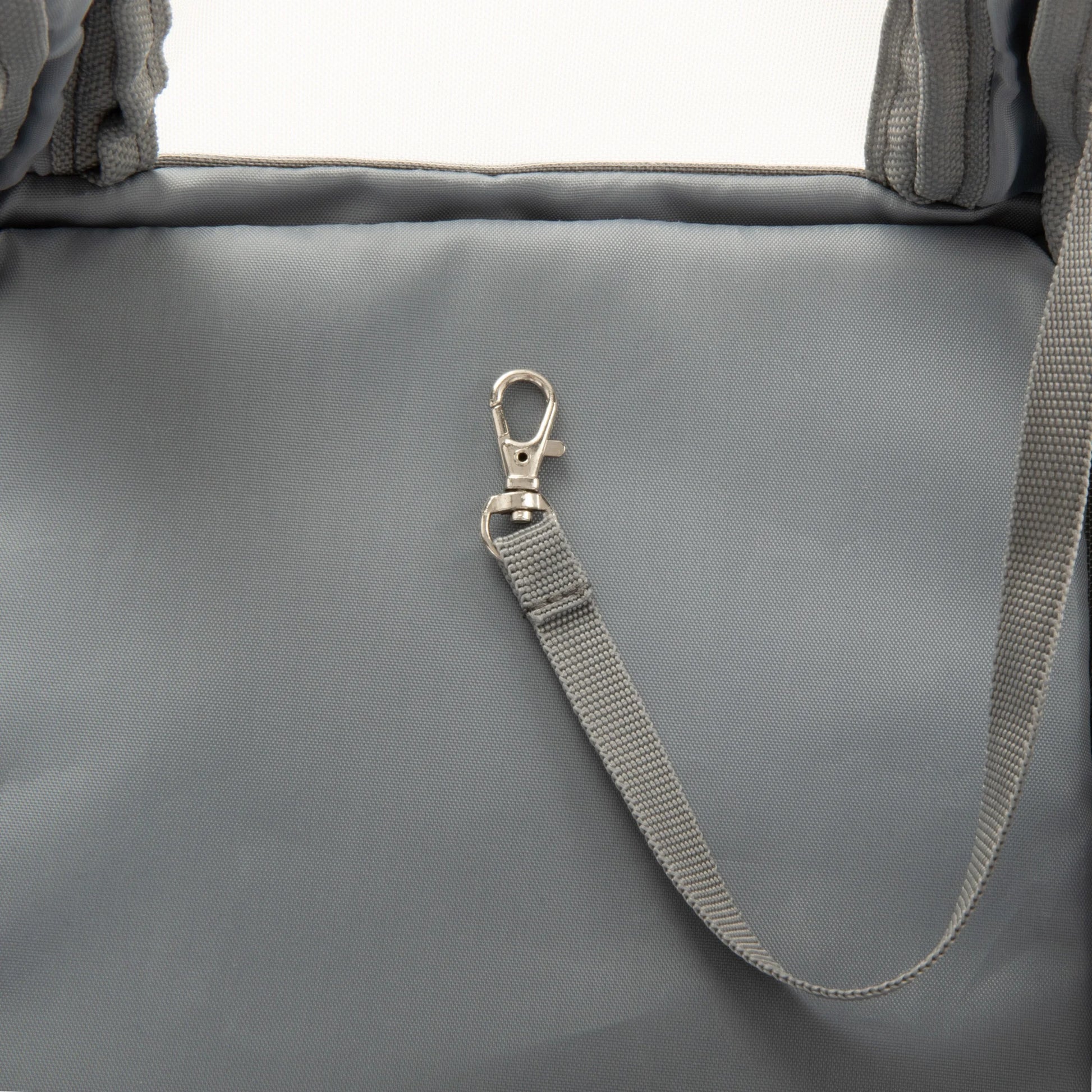 Durable Soft-Sided Pet Tote Carrier - Gray, Holds Up to 16 lbs