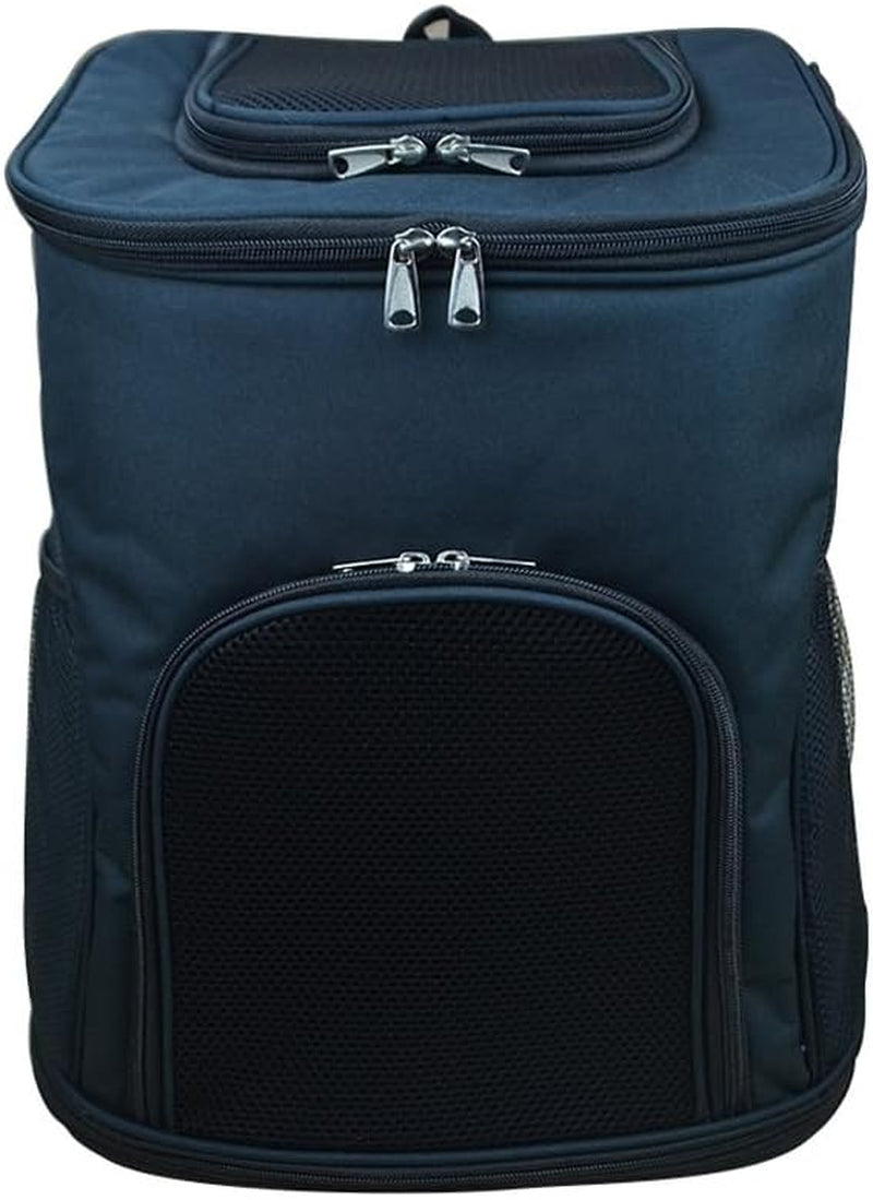 Privacy-Focused Pet Square Backpack - Stylish Carrier for Cats & Dogs, Perfect for Secret Adventures & Travel (Black, Medium)