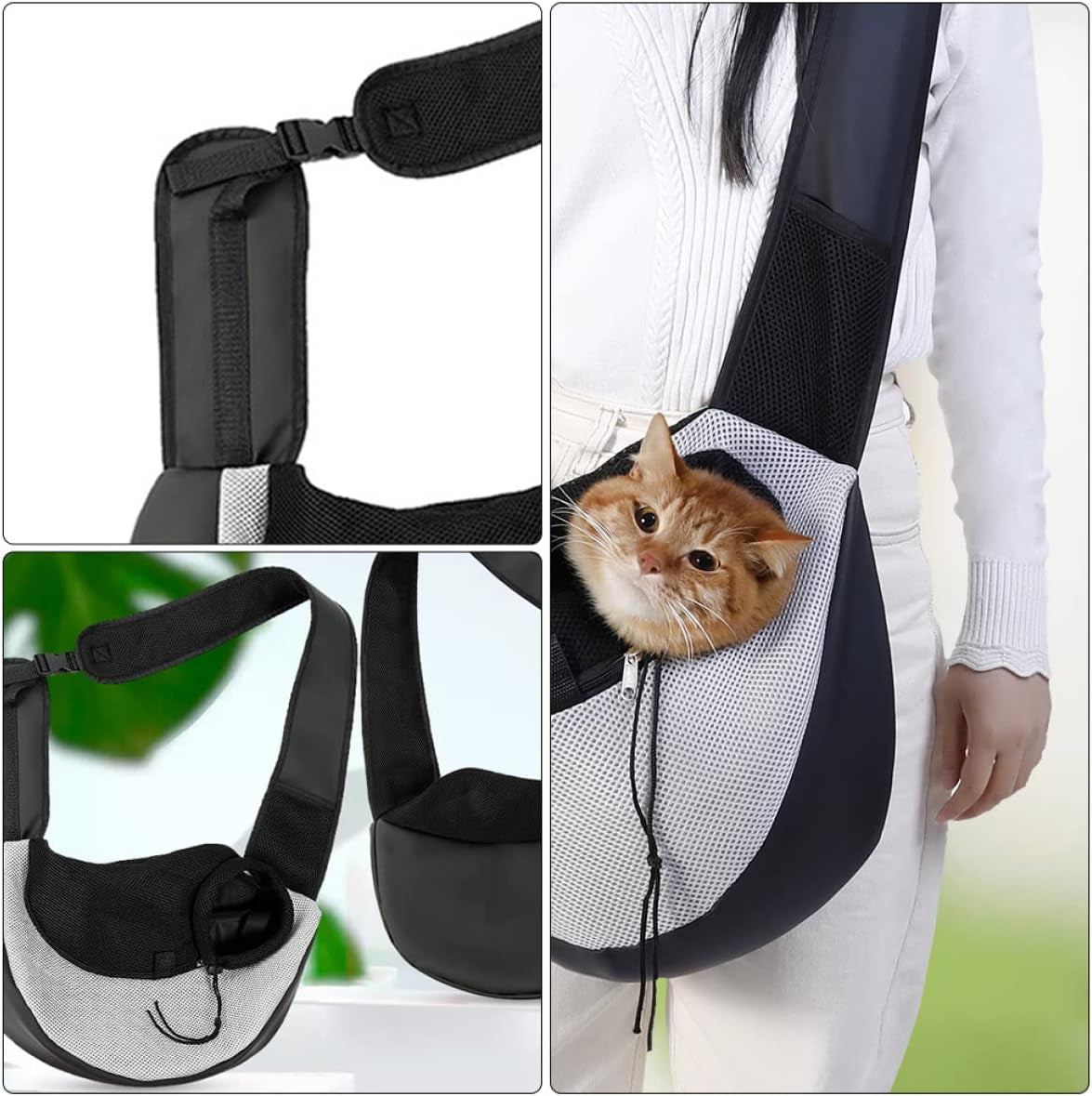 Foldable Pet Backpack Carrier - Lightweight & Portable Travel Bag for Dogs and Cats - Perfect for Outdoor Adventures!