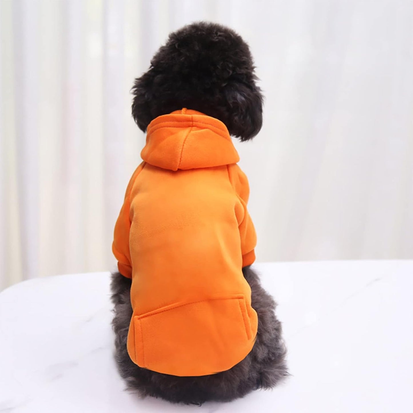 Cozy Winter Dog Hoodie with Pockets - Stylish Sweatshirt for Small Dogs & Cats, Perfect for Chihuahuas and Puppies