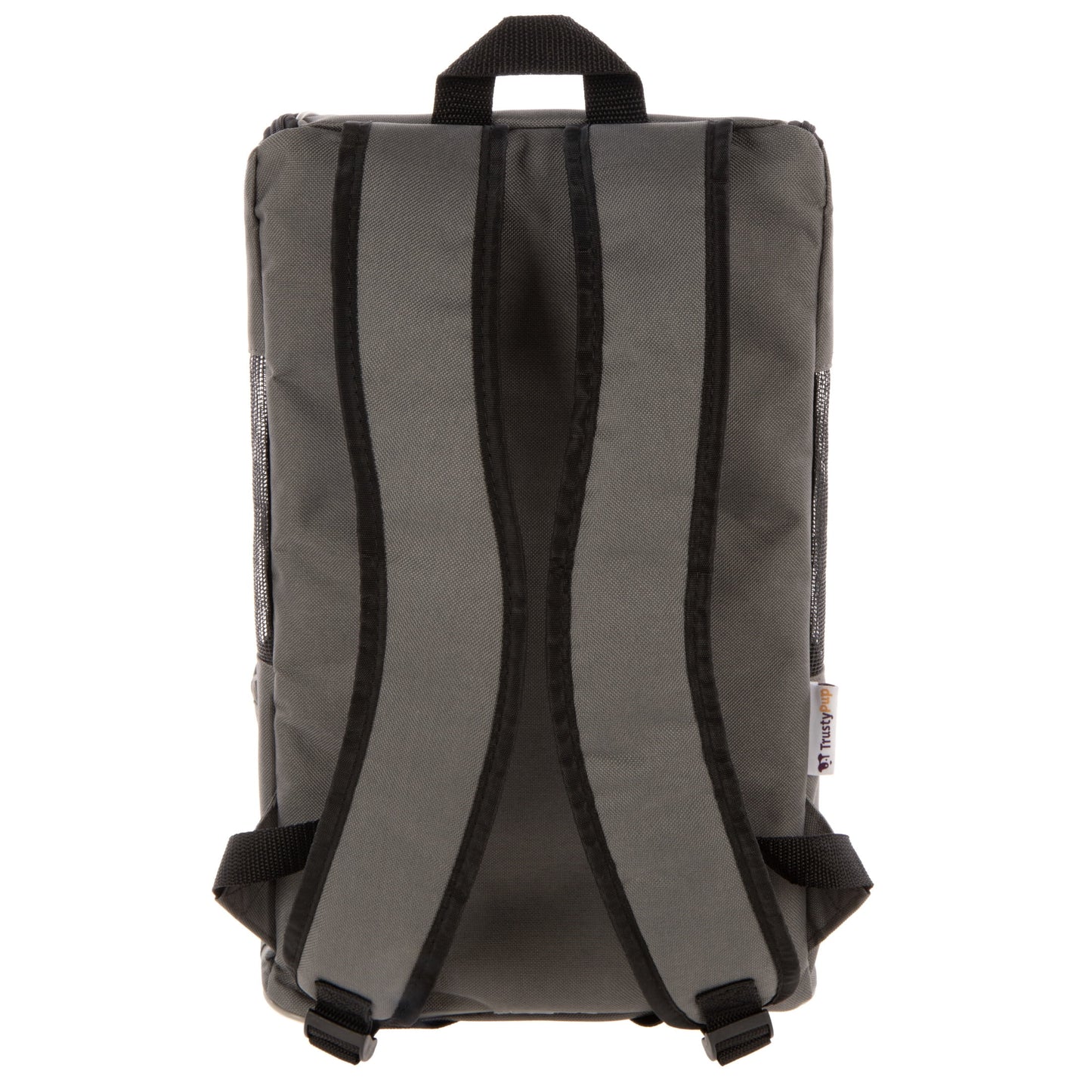 Stylish Gray Medium Pet Backpack for Cats & Dogs - Perfect for Travel (Up to 16 lbs)