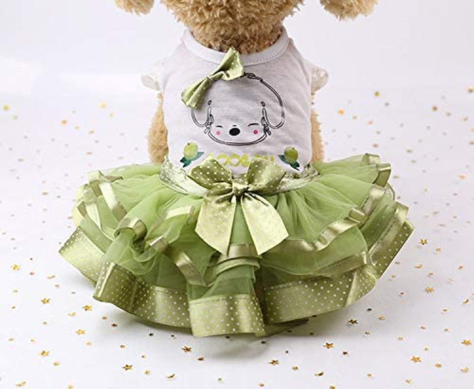 Luxury Summer Lace Dress for Small Dogs - Elegant Wedding Apparel for Your Puppy Princess