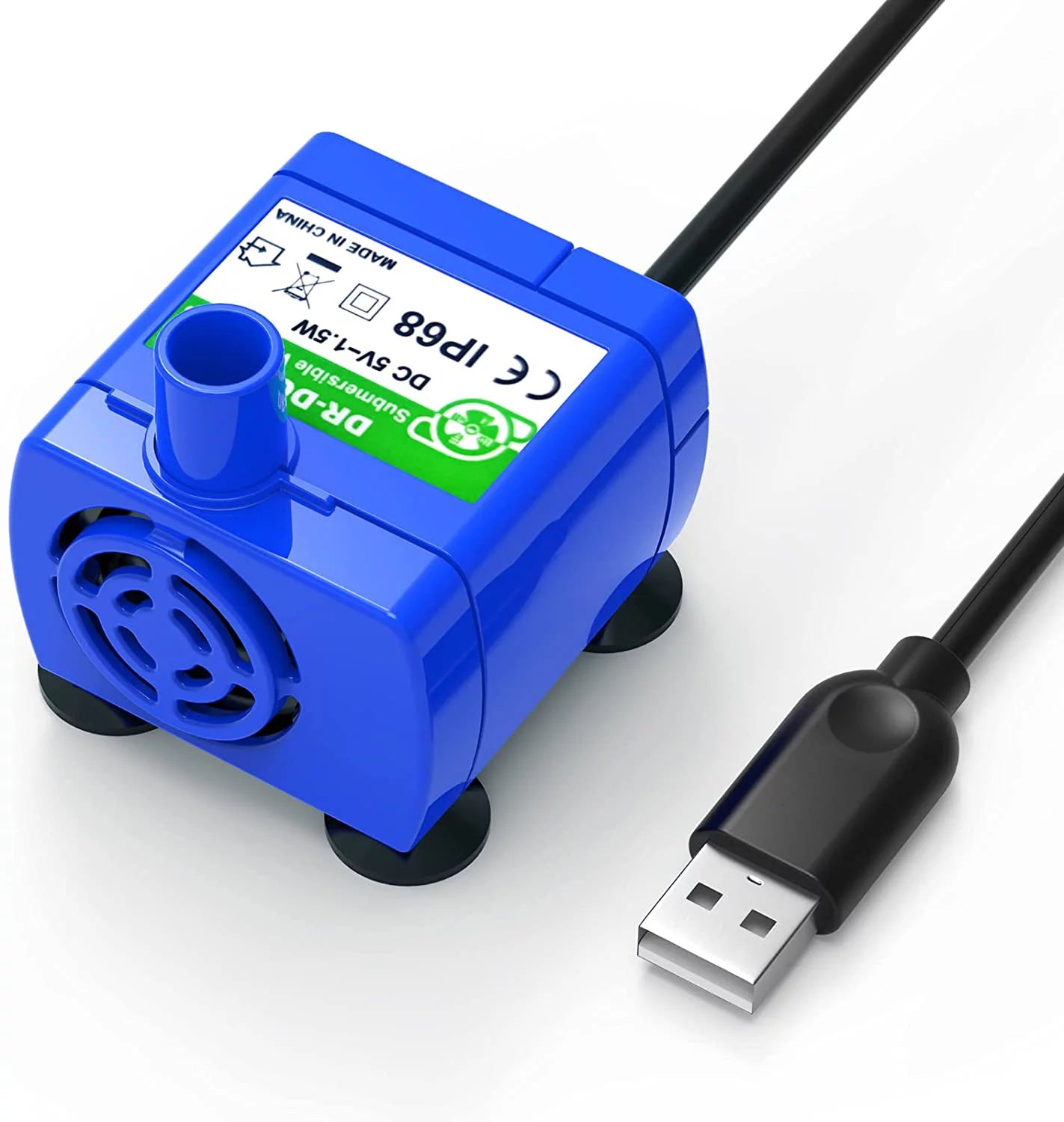Ultra Quiet Replacement Pump for Cat & Dog Water Fountains - Long Lasting Water Pump for Pet Dispensers