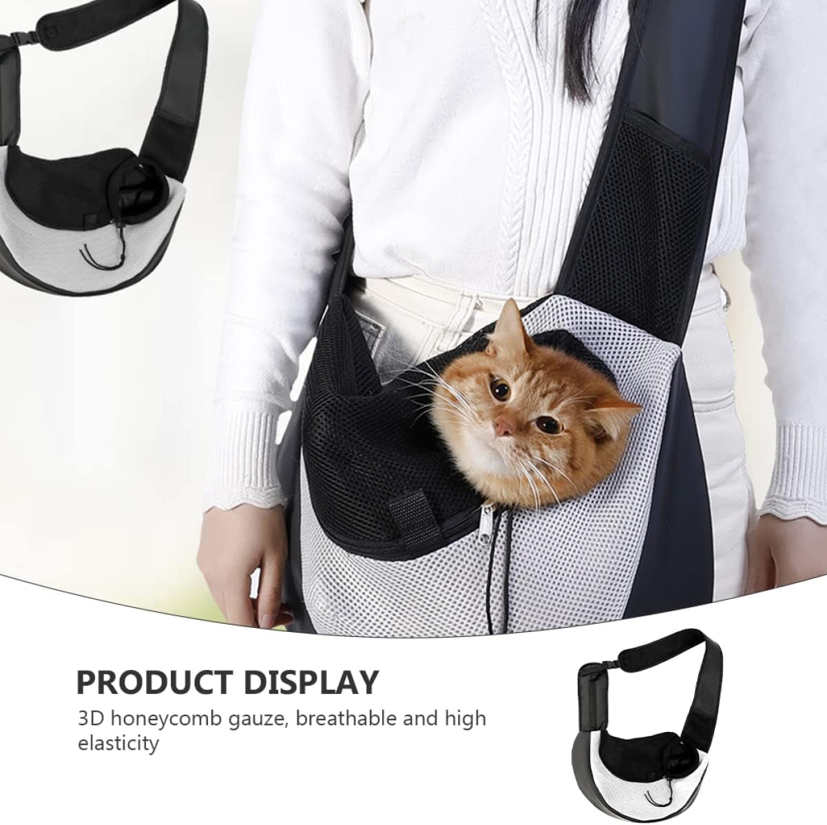 Foldable Pet Backpack Carrier - Lightweight & Portable Travel Bag for Dogs and Cats - Perfect for Outdoor Adventures!