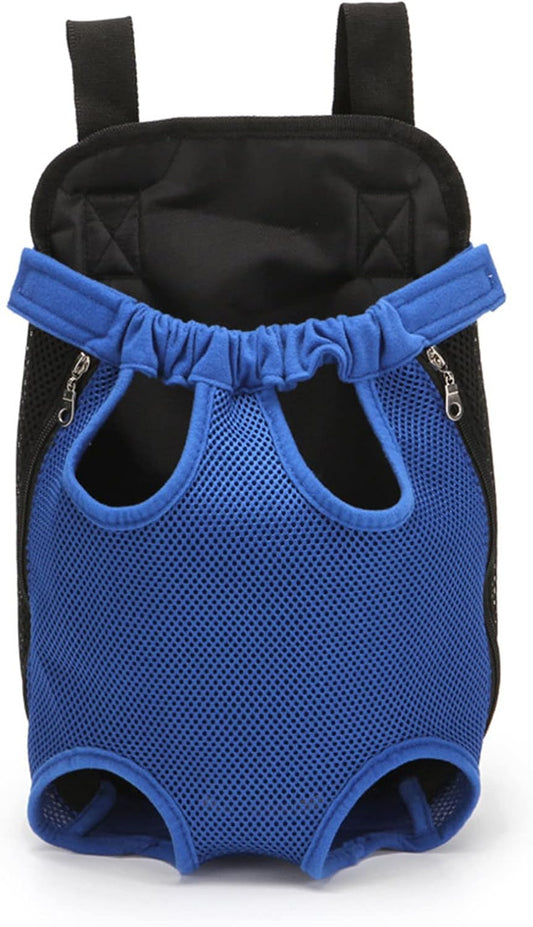 Ventilated Pet Carrier Backpack for Cats and Dogs - Ideal for Travel, Hiking, and Cycling (Small Size)