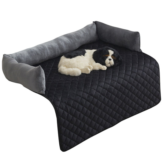 Cozy Plush Pillow Pet Sofa Cushion - Perfect Bed for Cats & Dogs!