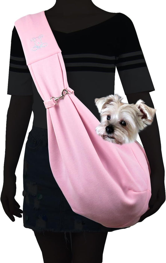 Chic Pink Reversible Pet Sling Carrier by Chico - Perfect for Stylish Adventures!