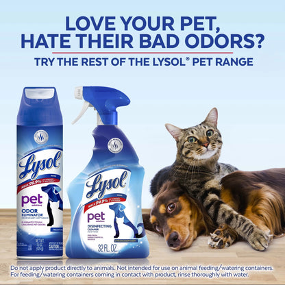 Pet Odor Eliminator Spray - Powerful Sanitizing & Disinfecting Solution for Lasting Freshness, 15oz