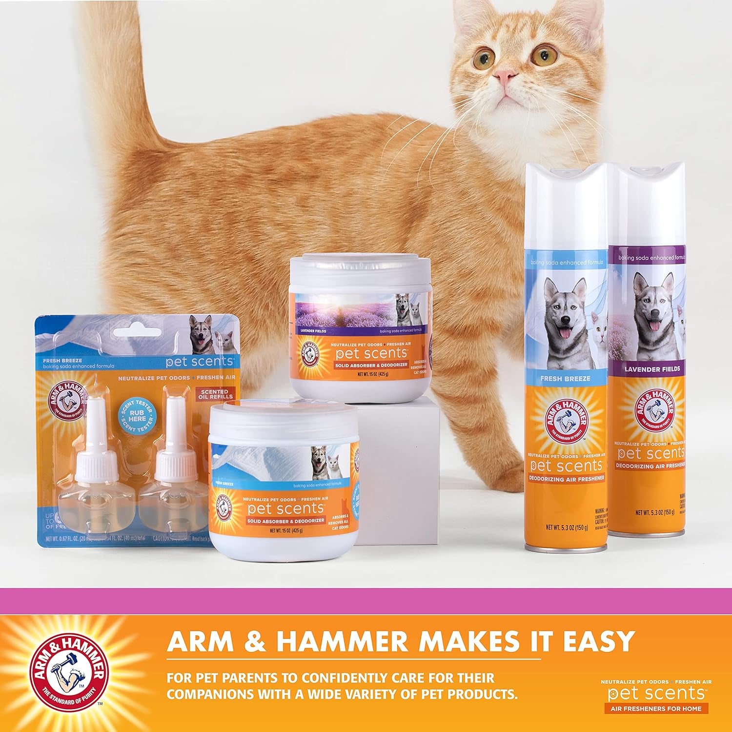 Lavender Fields Pet Odor Eliminator - 18 Oz Air Freshener Spray for a Fresh Home