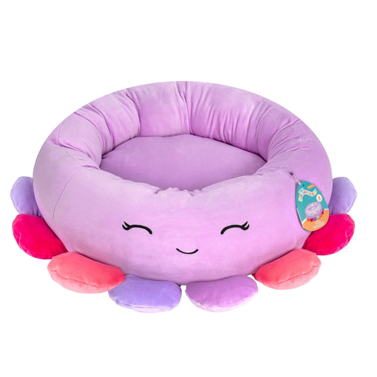 Cozy 24-Inch Ultrasoft Octopus Plush Pet Bed for Medium Pets
