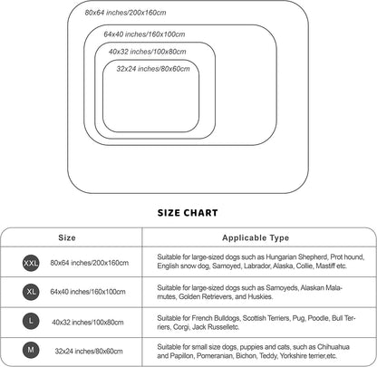 Ultra-Soft 350 GSM Fuzzy Flannel Pet Blanket - Adorable Washable Design for Dogs & Cats, Perfect for Indoor & Outdoor Use, Grey, 40 x 32 Inches