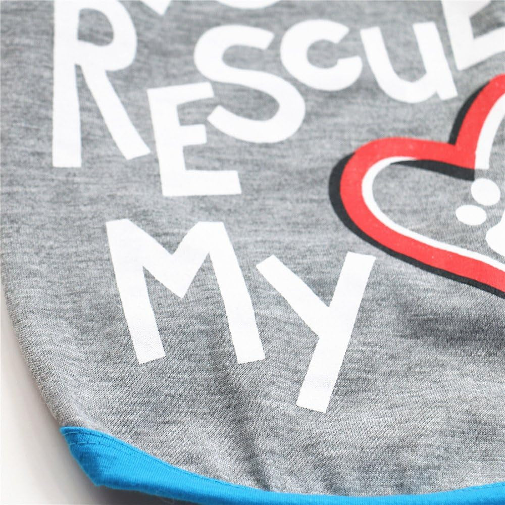 Adorable Gray Summer Pet Shirt - Cute Print Vest for Small Dogs & Cats (M)